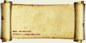 Nikolina Perunac vizit kartica